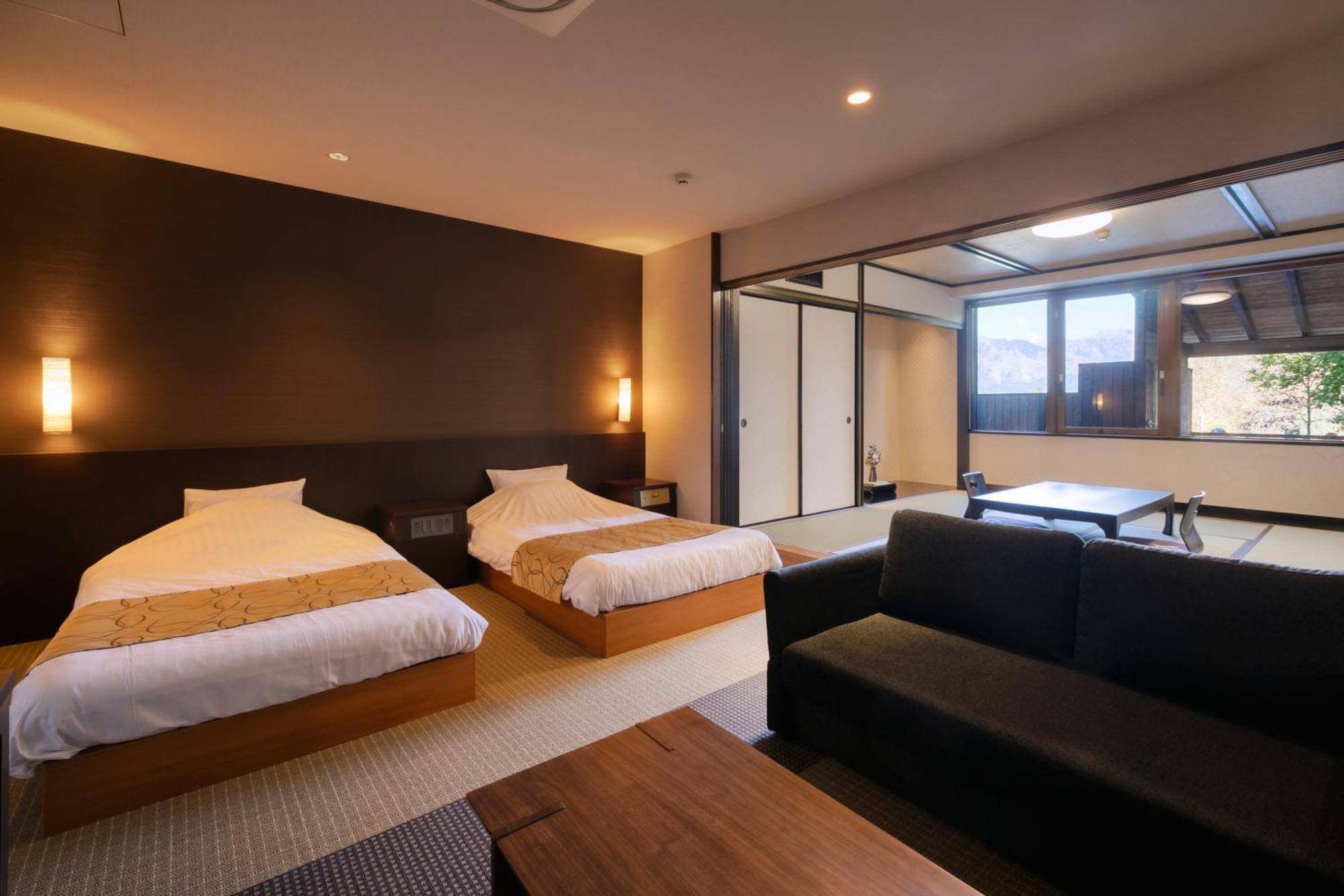Hotel Yumeshizuku - Renovation From May 12 Until End Of July - Minamiaso Exteriör bild